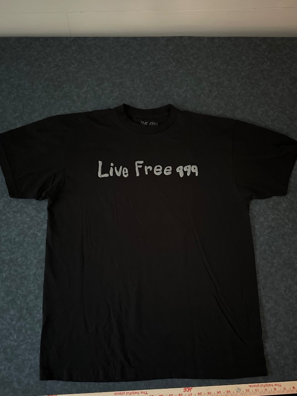 Juice WRLD Live Free 999 Foundation Black Unisex T Shirt Size XL